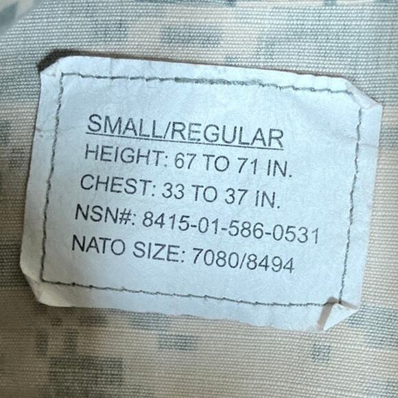 Army Combat Mens Coat ACU Green Camouflage UCP Uniform Digicam Small Regular - Picture 6 of 13